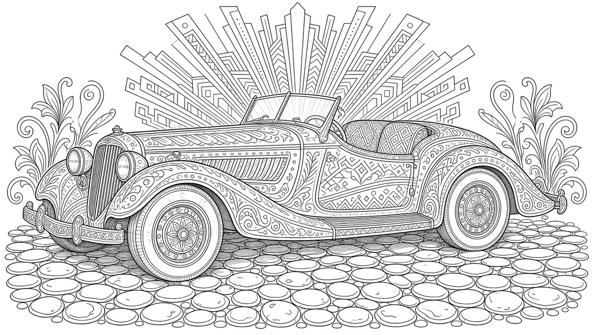 Art Deco Cars preview 3