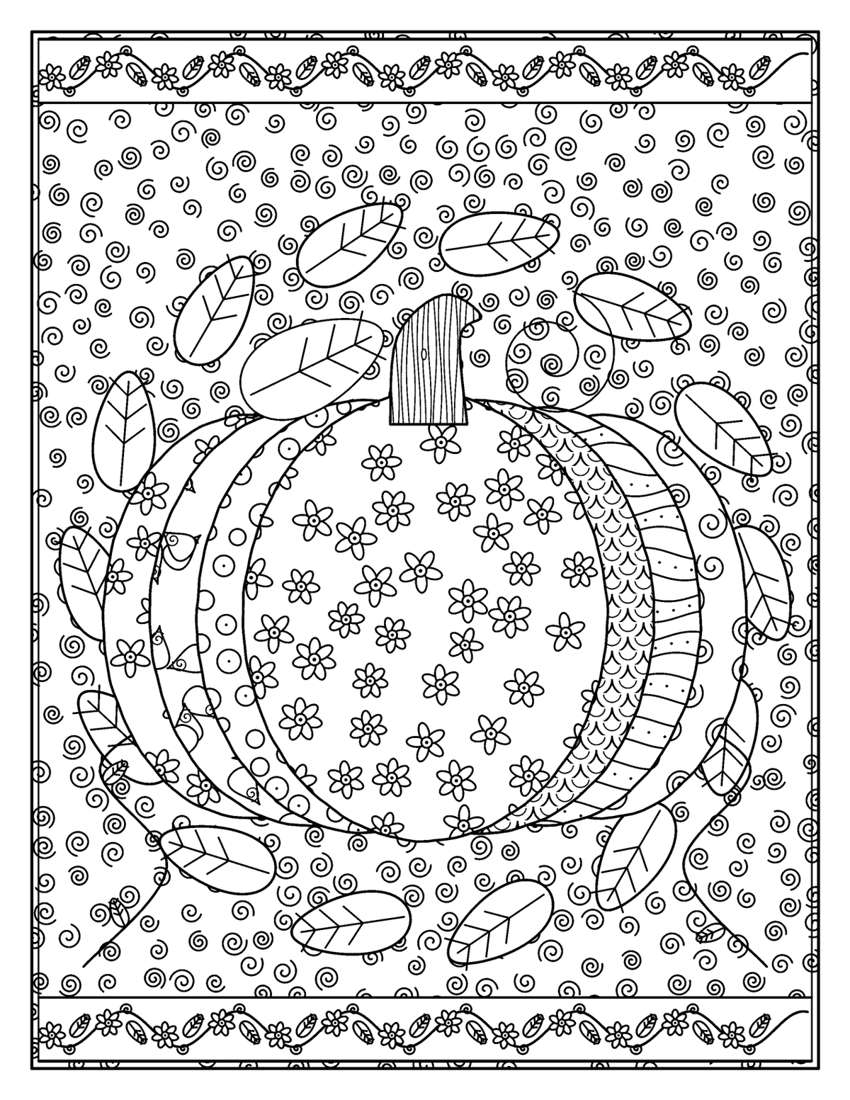 Folk Pumpkin Patch & Harvest (12 Pages) preview 4