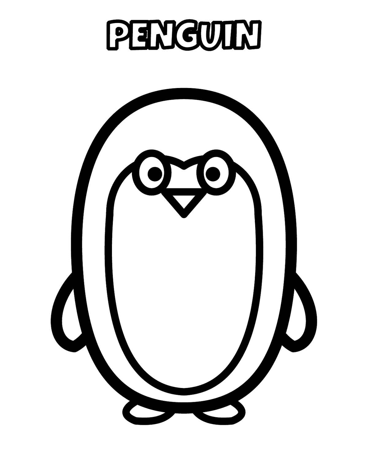 My First Winter Coloring Pages: Toddler & PreK, 20 Big Thick-Line Pages preview 2