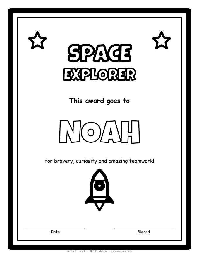 Sample: Certificate